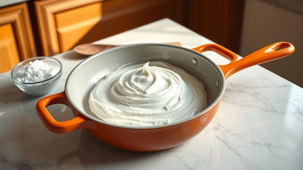 apply baking soda paste gently