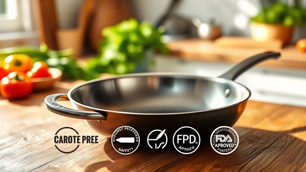 certified safe cooking pans