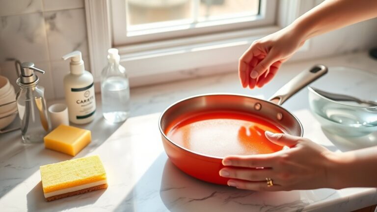 clean carote pans properly