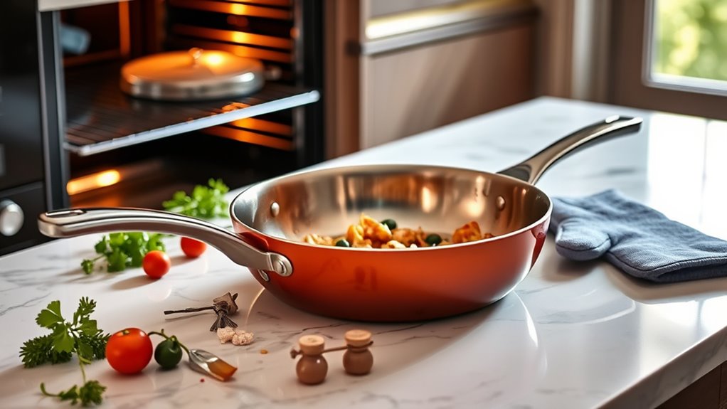 cool safe oven handling