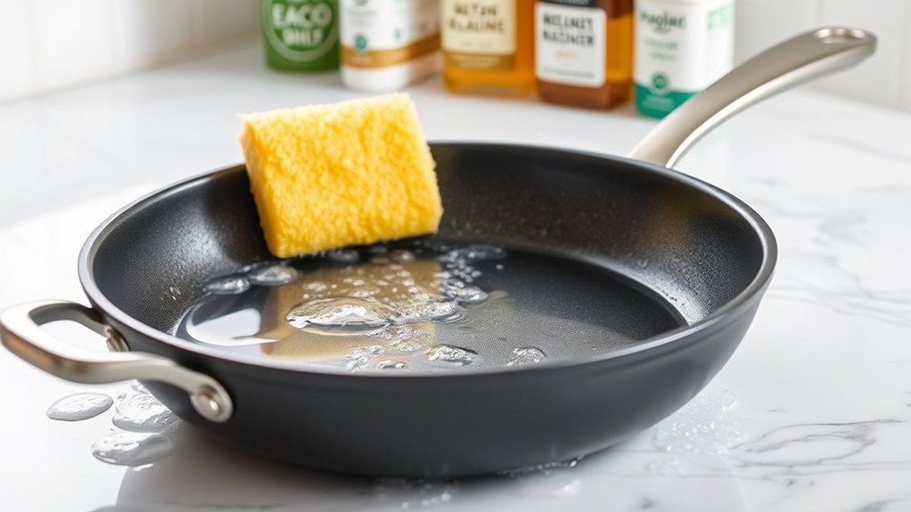 gentle cleaning preserves coating