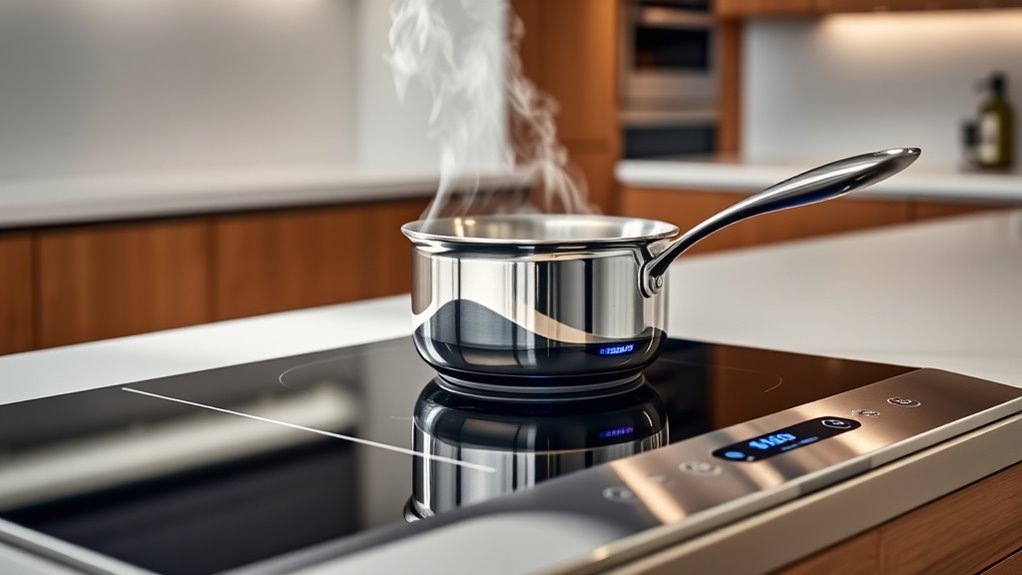 magnetic cookware heats efficiently