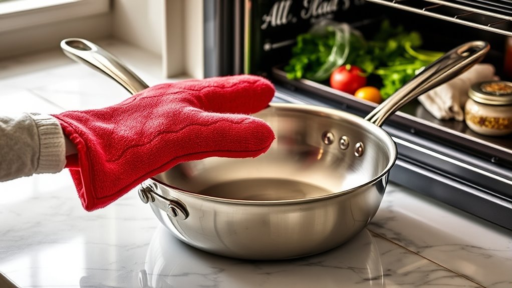 oven safe all clad skillet usage