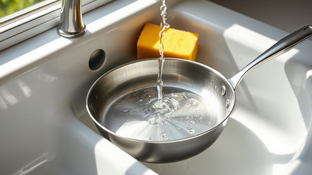 remove loose food debris