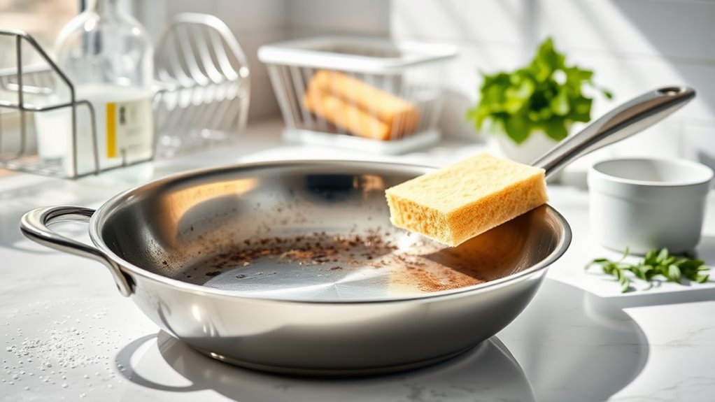 remove stains and residue