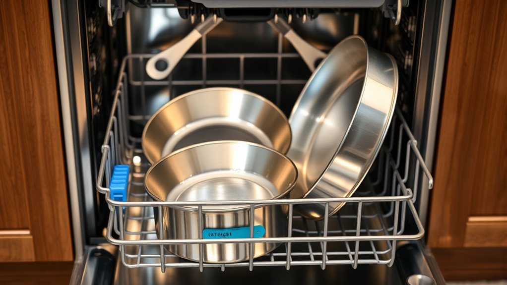 use gentle dishwasher cycle